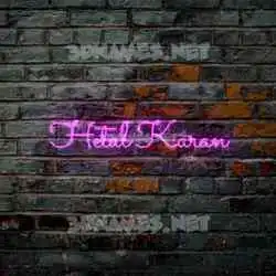 hetal karan in Pink Neon style - 3D name wallpaper