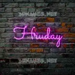 hruday in Pink Neon style - 3D name wallpaper