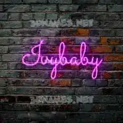 ivybaby in Pink Neon style - 3D name wallpaper