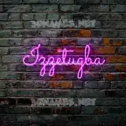 izzetugba in Pink Neon style - 3D name wallpaper