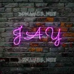 j a y in Pink Neon style - 3D name wallpaper