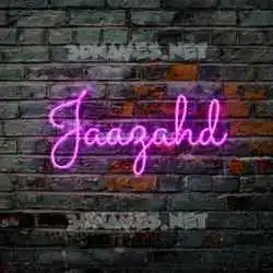 jaazahd in Pink Neon style - 3D name wallpaper