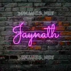 jaynath in Pink Neon style - 3D name wallpaper