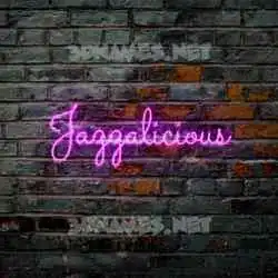 jazzalicious in Pink Neon style - 3D name wallpaper
