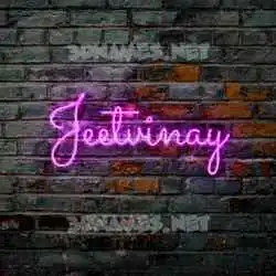 jeetvinay in Pink Neon style - 3D name wallpaper