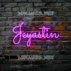 jeyastin in Pink Neon style - 3D name wallpaper