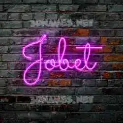 jobet in Pink Neon style - 3D name wallpaper