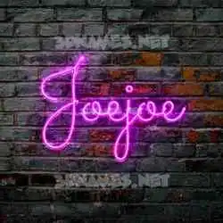 joejoe in Pink Neon style - 3D name wallpaper