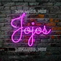 jojos in Pink Neon style - 3D name wallpaper