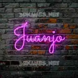 juanjo in Pink Neon style - 3D name wallpaper