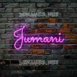 jumani in Pink Neon style - 3D name wallpaper
