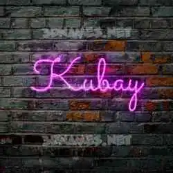 kubay in Pink Neon style - 3D name wallpaper