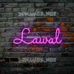 lawal in Pink Neon style - 3D name wallpaper