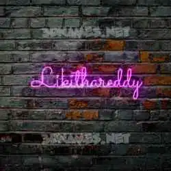 likithareddy in Pink Neon style - 3D name wallpaper