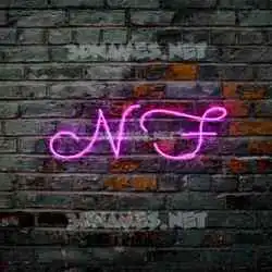n f in Pink Neon style - 3D name wallpaper