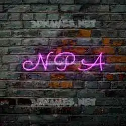n p a in Pink Neon style - 3D name wallpaper