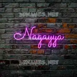 nagayya in Pink Neon style - 3D name wallpaper