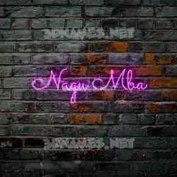 nagu mba in Pink Neon style - 3D name wallpaper
