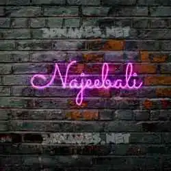 najeebali in Pink Neon style - 3D name wallpaper