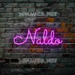 naldo in Pink Neon style - 3D name wallpaper