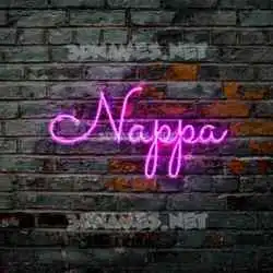 nappa in Pink Neon style - 3D name wallpaper