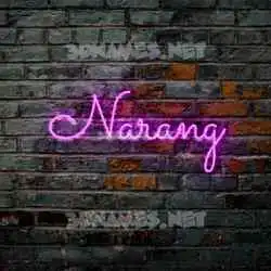 narang in Pink Neon style - 3D name wallpaper