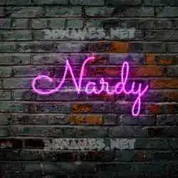 nardy in Pink Neon style - 3D name wallpaper