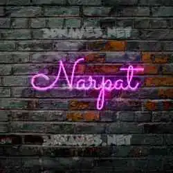 narpat in Pink Neon style - 3D name wallpaper