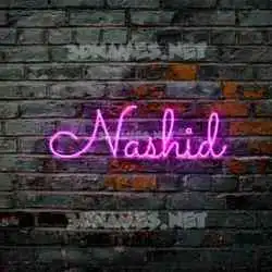 nashid in Pink Neon style - 3D name wallpaper
