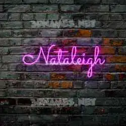 nataleigh in Pink Neon style - 3D name wallpaper