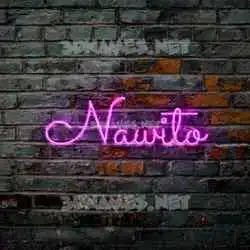 nawito in Pink Neon style - 3D name wallpaper