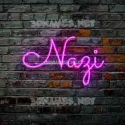 nazi in Pink Neon style - 3D name wallpaper