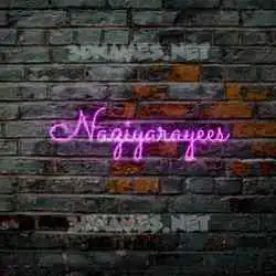 naziyarayees in Pink Neon style - 3D name wallpaper