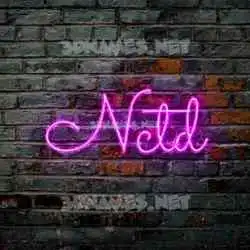 nctd in Pink Neon style - 3D name wallpaper