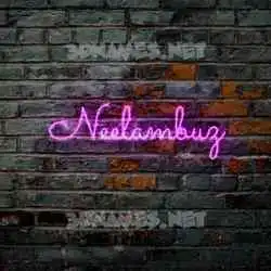neelambuz in Pink Neon style - 3D name wallpaper