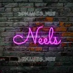 neels in Pink Neon style - 3D name wallpaper