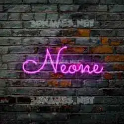 neone in Pink Neon style - 3D name wallpaper