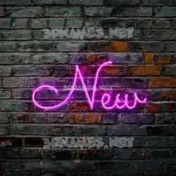 new in Pink Neon style - 3D name wallpaper
