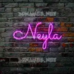 neyla in Pink Neon style - 3D name wallpaper