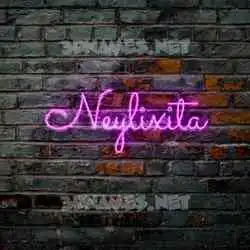 neylixita in Pink Neon style - 3D name wallpaper