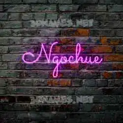 ngochue in Pink Neon style - 3D name wallpaper