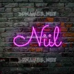 niil in Pink Neon style - 3D name wallpaper