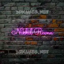 nikhil reena in Pink Neon style - 3D name wallpaper