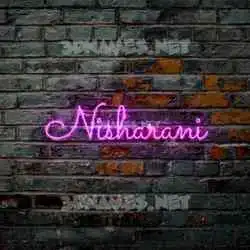 nisharani in Pink Neon style - 3D name wallpaper
