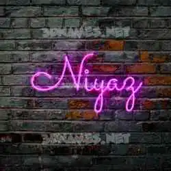 niyaz in Pink Neon style - 3D name wallpaper
