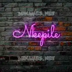 nkepile in Pink Neon style - 3D name wallpaper