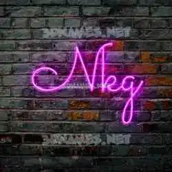 nkg in Pink Neon style - 3D name wallpaper