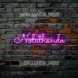noluthando in Pink Neon style - 3D name wallpaper