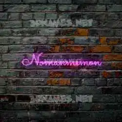 nomanmemon in Pink Neon style - 3D name wallpaper