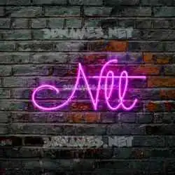 ntt in Pink Neon style - 3D name wallpaper